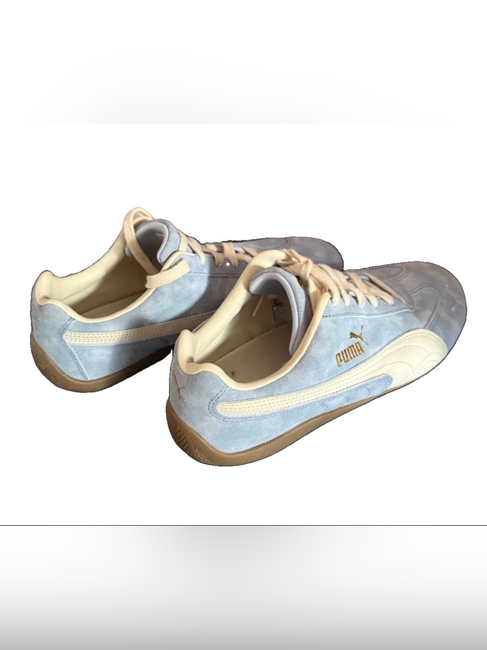 Puma Speedcat Faded Suede Sneakers Haute Tropic Blue Women’s Size 10 Low Top